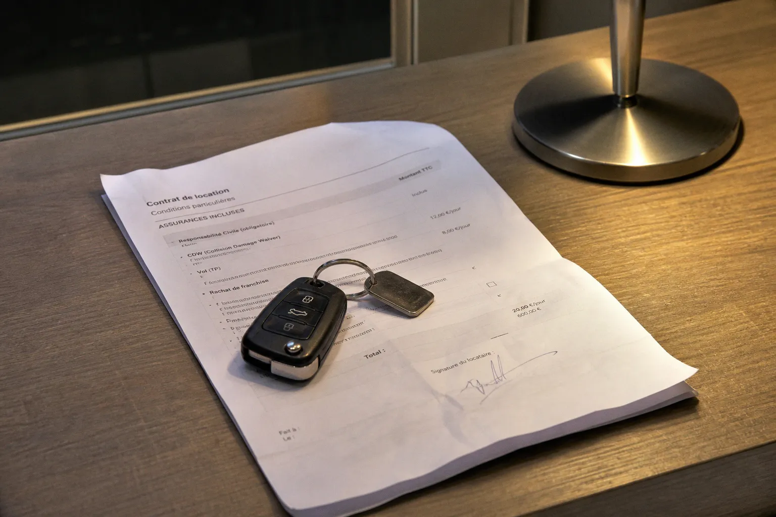 Assurance location de voiture : le verdict sur les garanties