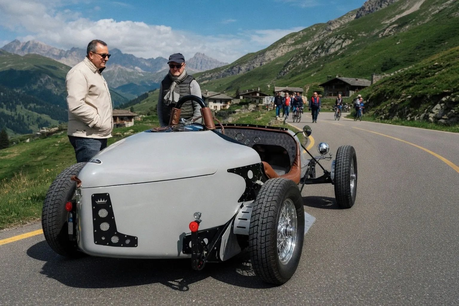 Brigitte : le roadster électrique au charme des années 30 qui bouscule les routes pyrénéennes