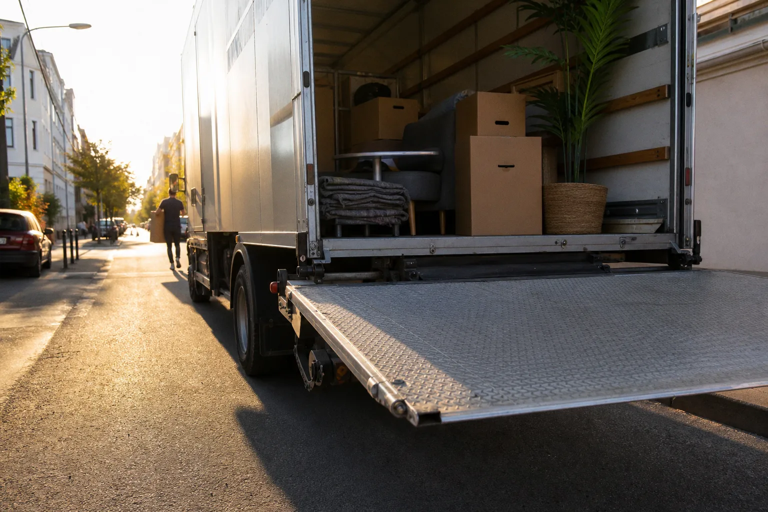 Camion avec hayon : le bon choix pour votre déménagement ?