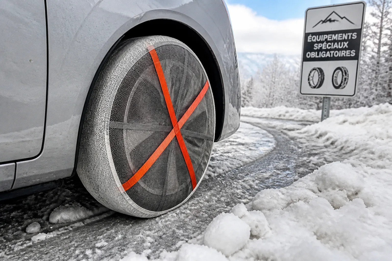 Chaussettes à neige : valent-elles vraiment les chaînes ?