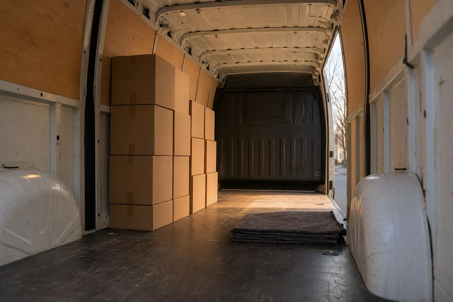Fourgon 12m3 pour déménager: quelle quantité de meubles et cartons peut-on charger réellement