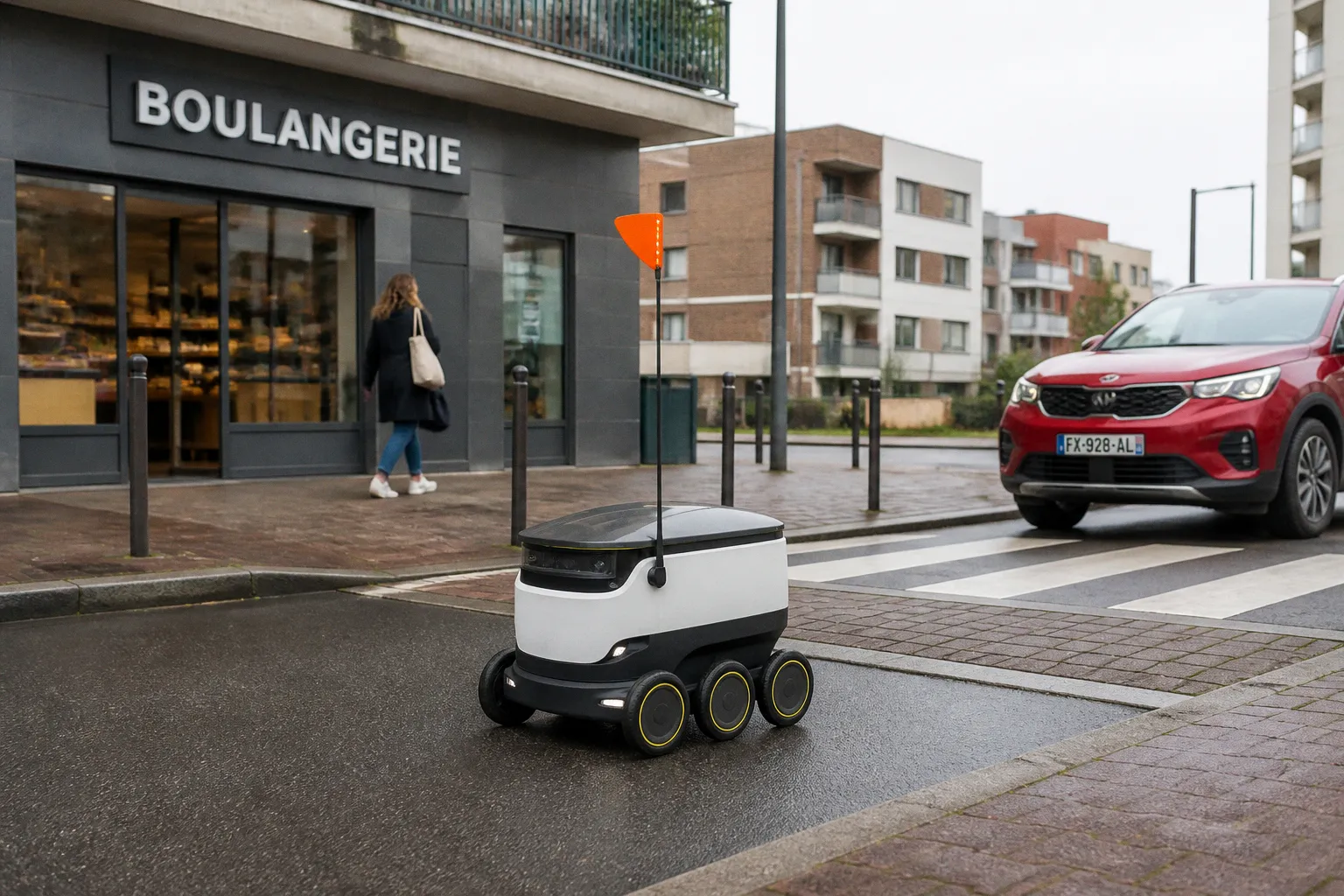 Robots de livraison autonomes : la France autorise leur circulation sur route